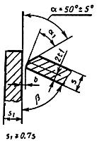 ГОСТ 11533-75 Автоматическая и полуавтоматическая дуговая сварка под флюсом. Соединения сварные под острыми и тупыми углами. Основные типы, конструктивные элементы и размеры (с Изменением N 1)