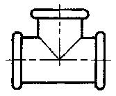 ГОСТ 8943-75 Соединительные части из ковкого чугуна с цилиндрической резьбой для трубопроводов. Номенклатура