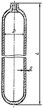 ГОСТ 9731-79 Баллоны стальные бесшовные большого объема для газов на Р(р) </=24,5 МПа (250 кгс/кв.см). Технические условия (с Изменениями N 1, 2, с Поправкой)