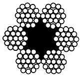 ГОСТ 3070-88 Канат стальной двойной свивки типа ТК конструкции 6х19(1+6+12)+1 о.с. Сортамент (с Изменением N 1)