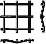 ГОСТ 2715-75 Сетки металлические проволочные. Типы, основные параметры и размеры (с Изменением N 1)