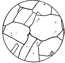 ГОСТ 21073.1-75 Металлы цветные. Определение величины зерна методом сравнения со шкалой микроструктур (с Изменением N 1)