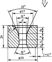 ГОСТ 9453-75 Волоки-заготовки из твердых спеченных сплавов для волочения проволоки и прутков круглого сечения (с Изменениями N 1, 2, 3)