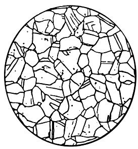 ГОСТ 21073.1-75 Металлы цветные. Определение величины зерна методом сравнения со шкалой микроструктур (с Изменением N 1)