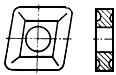 ГОСТ 19042-80 (ИСО 1832-85) Пластины сменные многогранные. Классификация. Система обозначений. Формы (с Изменениями N 1, 2, 3)