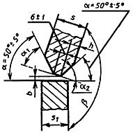 ГОСТ 11533-75 Автоматическая и полуавтоматическая дуговая сварка под флюсом. Соединения сварные под острыми и тупыми углами. Основные типы, конструктивные элементы и размеры (с Изменением N 1)