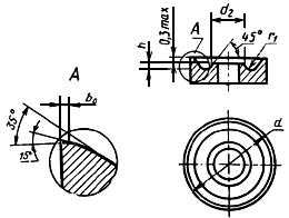 ГОСТ 19071-80 Пластины режущие сменные многогранные твердосплавные круглой формы с отверстием и стружколомающими канавками на одной стороне. Конструкция и размеры (с Изменениями N 1, 2, 3)