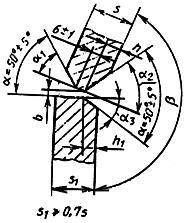 ГОСТ 11533-75 Автоматическая и полуавтоматическая дуговая сварка под флюсом. Соединения сварные под острыми и тупыми углами. Основные типы, конструктивные элементы и размеры (с Изменением N 1)