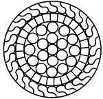 ГОСТ 7675-73 Канаты стальные. Канат закрытый несущий с одним слоем клиновидной и одним слоем зетобразной проволоки и сердечником типа ТК. Сортамент (с Изменениями N 1, 2)