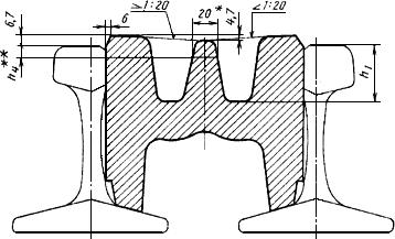 ГОСТ 28370-89 Крестовины сборные марок 1/11 и 1/9. Основные размеры