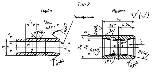 ГОСТ 631-75 Трубы бурильные с высаженными концами и муфты к ним. Технические условия (с Изменением N 1)