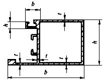 ГОСТ 22233-2001 Профили прессованные из алюминиевых сплавов для светопрозрачных ограждающих конструкций. Технические условия (с Изменением N 1)