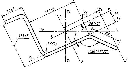 ГОСТ 14635-93 Профили стальные гнутые специальные для вагоностроения. Сортамент
