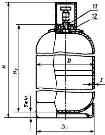 ГОСТ 15860-84 Баллоны стальные сварные для сжиженных углеводородных газов на давление до 1,6 МПа. Технические условия (с Изменениями N 1, 2)