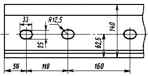 ГОСТ 7173-54 Рельсы железнодорожные типа Р43 для путей промышленного транспорта. Конструкция и размеры (с Изменениями N 1, 2)