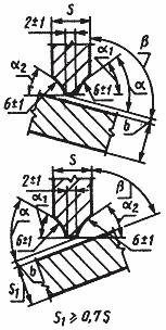 ГОСТ 23518-79 Дуговая сварка в защитных газах. Соединения сварные под острыми и тупыми углами. Основные типы, конструктивные элементы и размеры