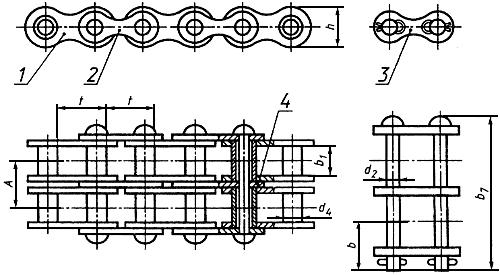 ГОСТ 13568-97 (ИСО 606-94) Цепи приводные роликовые и втулочные. Общие технические условия