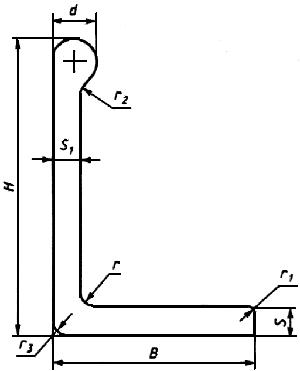 ГОСТ 13617-97 Профили прессованные бульбообразные уголкового сечения из алюминия, алюминиевых и магниевых сплавов. Сортамент