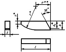 ГОСТ 25424-90 Пластины твердосплавные напаиваемые типа 25. Конструкция и размеры