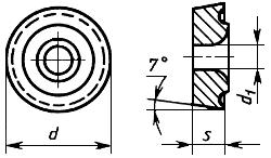 ГОСТ 27301-87 Пластины режущие сменные многогранные твердосплавные с радиусом при вершине с односторонним тороидальным отверстием. Конструкция и размеры