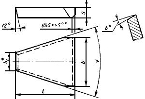 ГОСТ 25412-90 Пластины твердосплавные напаиваемые типа 32. Конструкция и размеры