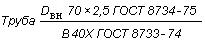 ГОСТ 8734-75 Трубы стальные бесшовные холоднодеформированные. Сортамент (с Изменениями N 1, 2, 3)