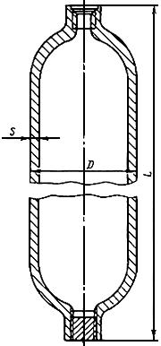 ГОСТ 12247-80 Баллоны стальные бесшовные большого объема для газов на Рр 31,4 и 39,2 МПа (320 и 400 кгс/кв.см). Технические условия (с Изменениями N 1, 2)