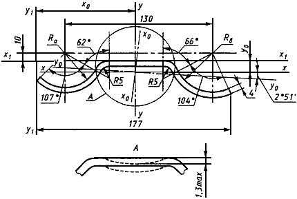 ГОСТ 14635-93 Профили стальные гнутые специальные для вагоностроения. Сортамент