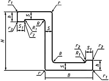 ГОСТ 13619-97 Профили прессованные прямоугольные фасонного зетового сечения из алюминия, алюминиевых и магниевых сплавов. Сортамент