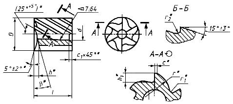 ГОСТ 20771-82 Коронки твердосплавные напаиваемые типа 35. Конструкция и размеры