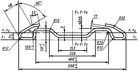 ГОСТ 14635-93 Профили стальные гнутые специальные для вагоностроения. Сортамент