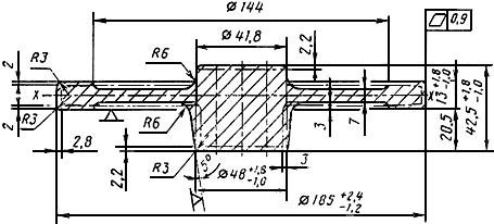 ГОСТ 7505-89 Поковки стальные штампованные. Допуски, припуски и кузнечные напуски