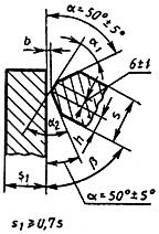 ГОСТ 11533-75 Автоматическая и полуавтоматическая дуговая сварка под флюсом. Соединения сварные под острыми и тупыми углами. Основные типы, конструктивные элементы и размеры (с Изменением N 1)