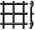 ГОСТ 2715-75 Сетки металлические проволочные. Типы, основные параметры и размеры (с Изменением N 1)